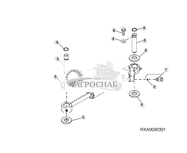 КРЕПЕЖНЫЕ ШПИЛЬКИ ЦИЛИНДРА РУЛЕВОГО МЕХАНИЗМА - ST288098 587.jpg